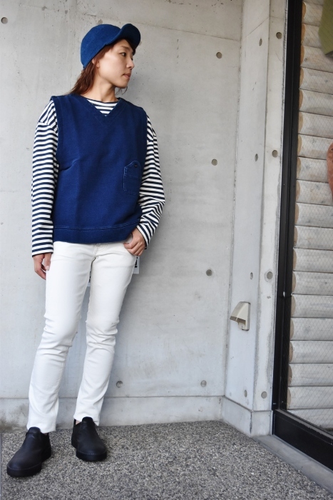 Indigo SWEAT VEST_d0152280_05451687.jpg