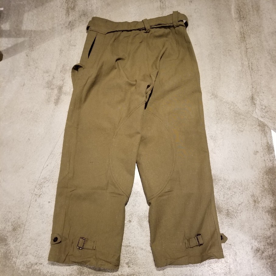 ~1950\'S \" FRENCH MILITARY \" MOTOR CYCLE OVER PANTS!!_d0342315_23384744.jpg