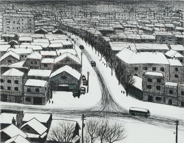 風間 完の「雪の街」 : 一語一絵 風間 完の「雪の街」 : 一語一絵