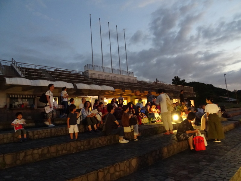 「ウミホタルウオッチング」 in せんなん里海公園潮騒ビバレー前砂浜_c0108460_22381469.jpg