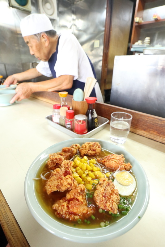 ラーメンショップ 夢眠 立田店で、唐揚げ&味噌カツラーメン_a0077663_13171662.jpg