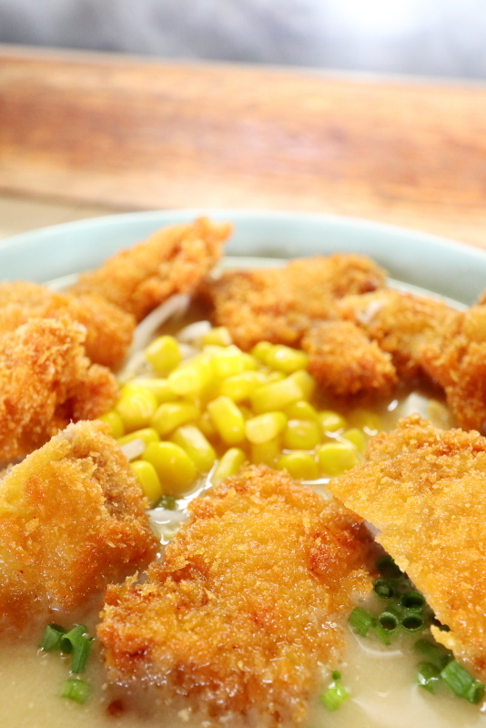 ラーメンショップ 夢眠 立田店で、唐揚げ&味噌カツラーメン_a0077663_13172982.jpg