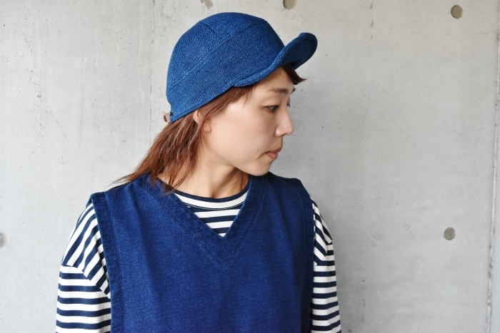 Indigo SWEAT VEST_d0152280_04374997.jpg