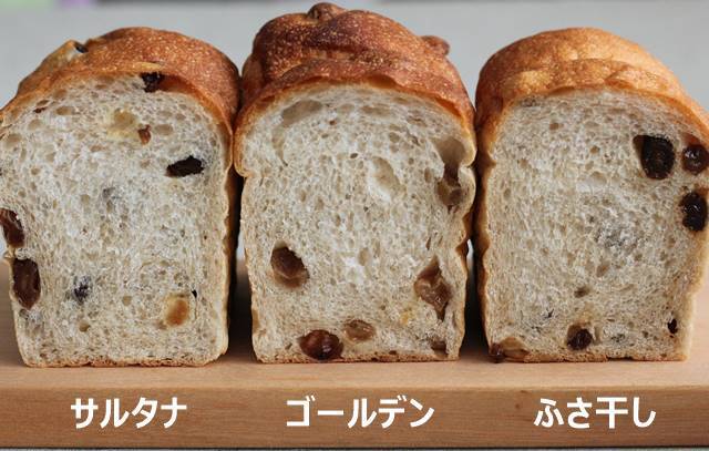 3種のレーズン食べ比べ！と、シリコンミニミニ食パン型 : Takacoco Kitchen