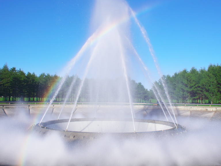 モエレ沼公園 海の噴水 ひとり歩き Photograph