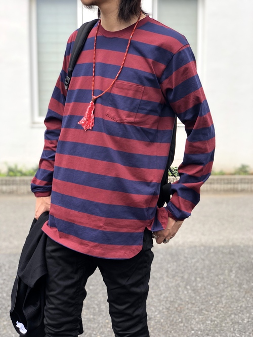 Graphpaper - Herringbone Long Pullover._c0079892_20455898.jpg