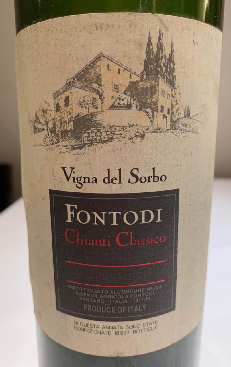 フォントーディ キャンティ クラシコ リゼルヴァ ヴィーニャ デル ソルボ Chianti Classico Riserva Vigna Del Sorbo 19 Fontodi Grandi Vini
