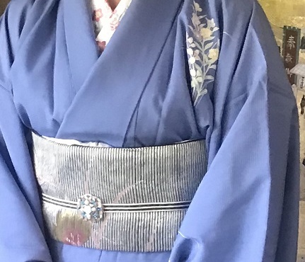 ランチ会・初めてお召しになったお嫁入りの夏着物と帯。_f0181251_16343426.jpg