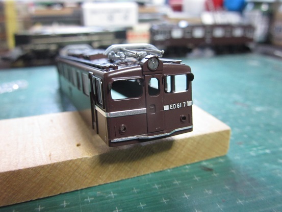ワールド工芸　国鉄ED61（茶色塗装） ワールド工房 国鉄ED61（茶色塗装） 6-44＊Nゲージ ワールド工芸