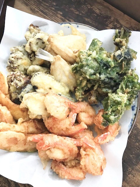 ベビーリーフと舞茸のかき揚げ+イタリアきのこ祭り_d0269832_20494591.jpeg