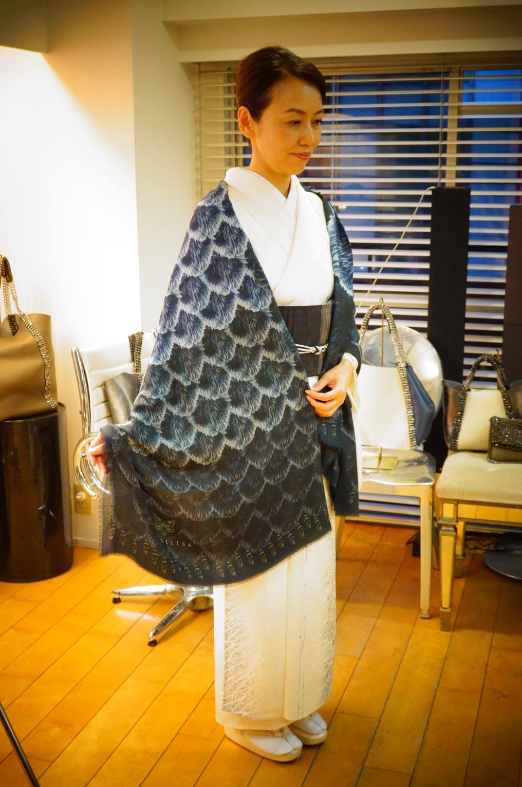 kimono with Diamond/cashmere scarf_b0115615_16385734.jpg