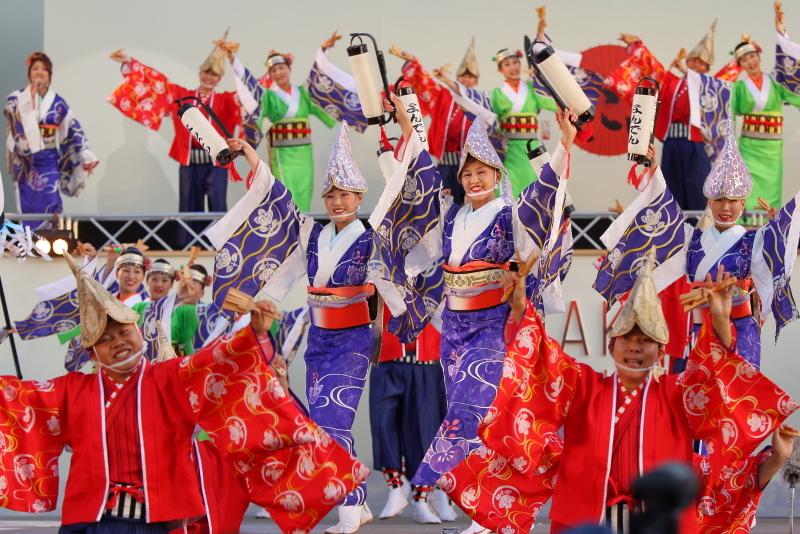 第66回よさこい祭り 前夜祭 よんでん(四国電力グループ)_a0077663_10453824.jpg