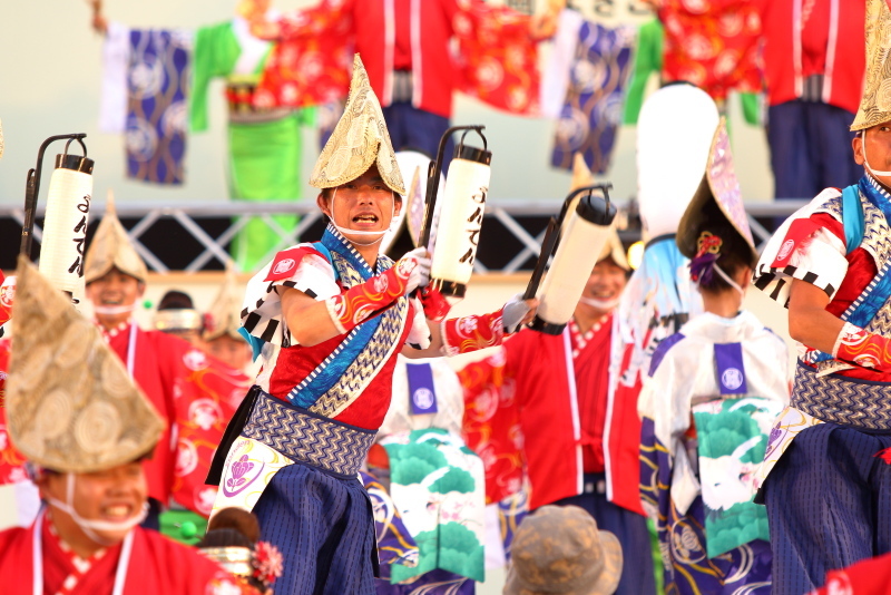 第66回よさこい祭り 前夜祭 よんでん(四国電力グループ)_a0077663_10453870.jpg