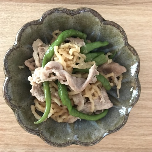 ひも唐辛子と切り干し大根の炒め煮_d0122797_17263141.jpg