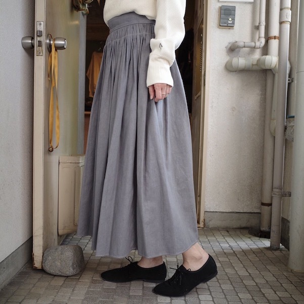 カポックプリーツスカート_d0364239_18402293.jpg