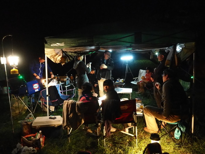 薪割り、ビール、BBQ キャンプ_d0077992_17393883.jpg