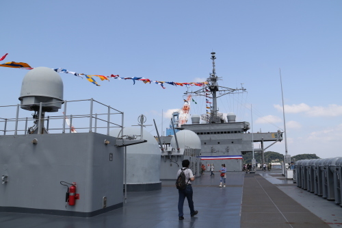 米海軍横須賀基地フレンドシップデー その4 ブルーリッジ ブリッジ 19 08 03 こちら運転担当配車係2