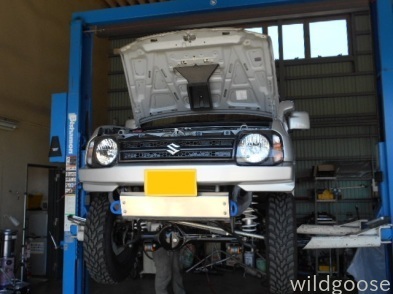 JB23ジムニー 車検整備中ヽ(゜∇゜ヽ)♪_c0213517_10553243.jpg