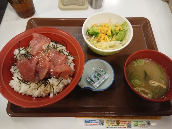 9 26 すき家 鉄火丼サラダセット 0 無駄遣いな日々 9 26 すき家 鉄火丼サラダセット 0 無駄遣いな日々