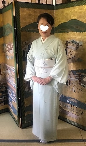 ランチ会・夏小紋に西陣まいづる夏名古屋帯のお客様。_f0181251_17124109.jpg