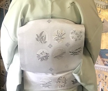 ランチ会・夏小紋に西陣まいづる夏名古屋帯のお客様。_f0181251_17155106.jpg
