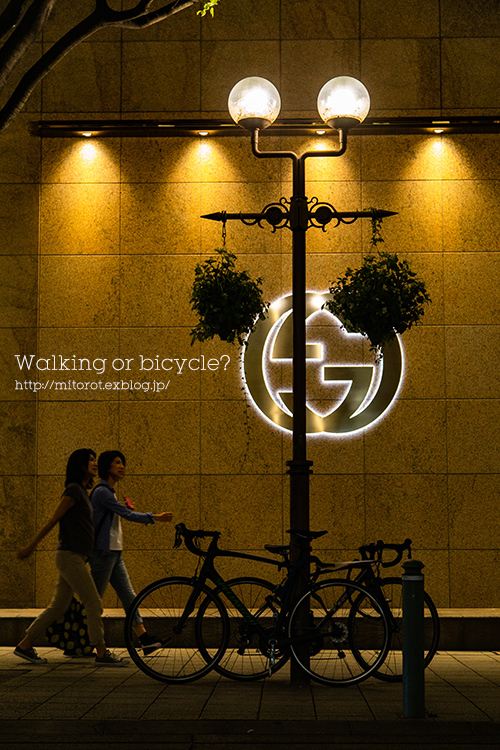 徒歩派?自転車派?_d0039493_22425542.jpg