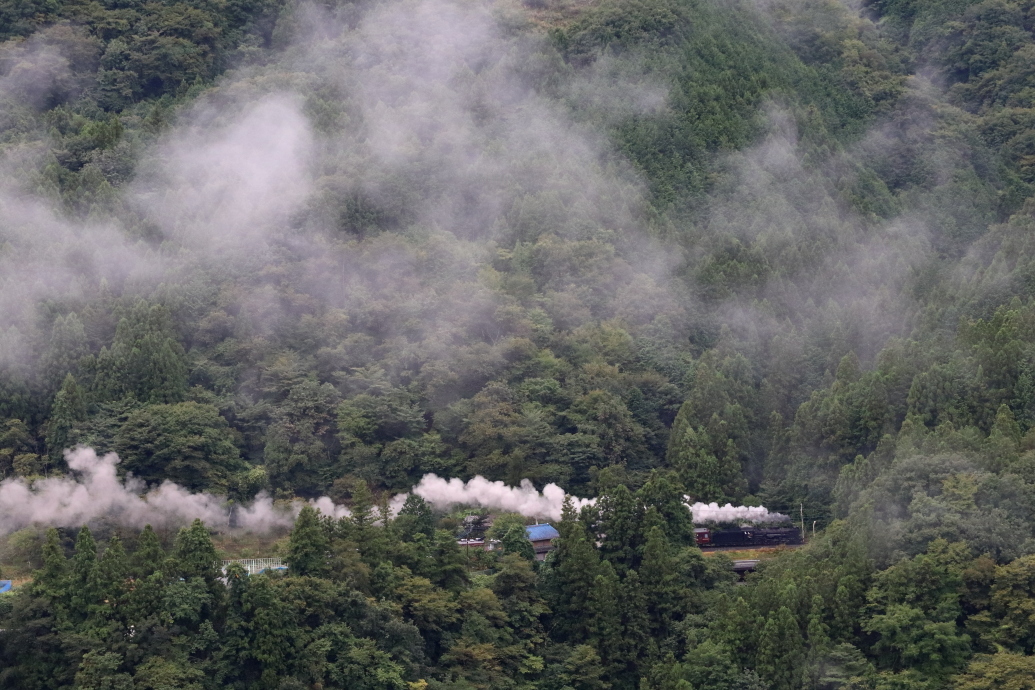 山肌に雲が絡む里山　- 2019年初秋・秩父鉄道 -_b0190710_21274947.jpg