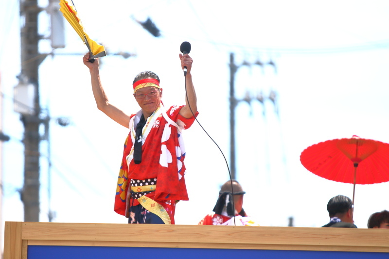 第66回よさこい祭り 本番1日目 愛宕競演場 十人十彩 その1_a0077663_13341134.jpg