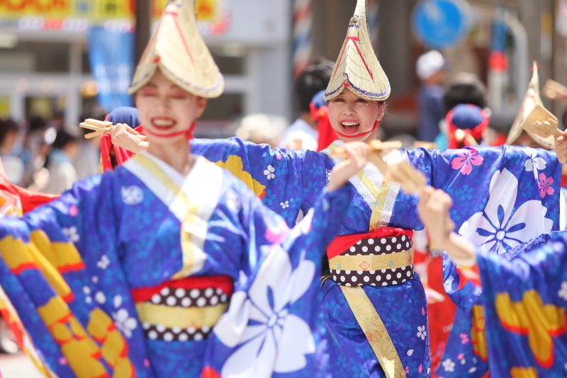 第66回よさこい祭り 本番1日目 愛宕競演場 十人十彩 その1_a0077663_13341268.jpg