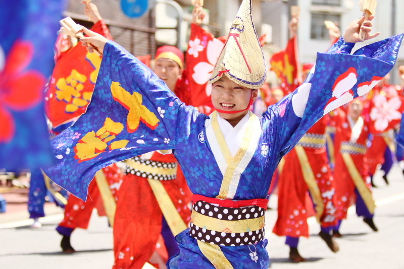 第66回よさこい祭り 本番1日目 愛宕競演場 十人十彩 その4_a0077663_13410756.jpg