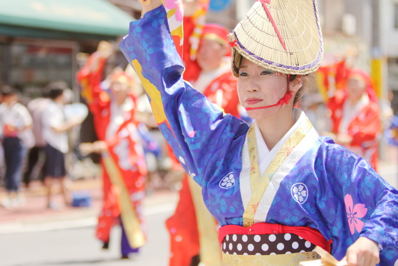 第66回よさこい祭り 本番1日目 愛宕競演場 十人十彩 その4_a0077663_13410772.jpg