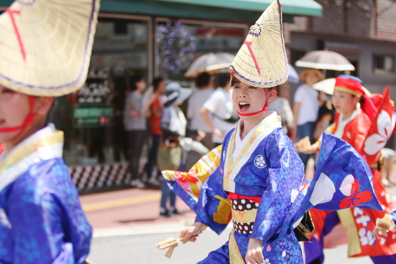 第66回よさこい祭り 本番1日目 愛宕競演場 十人十彩 その4_a0077663_13410870.jpg