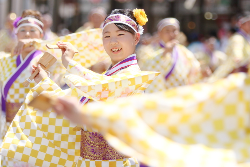 第66回よさこい祭り 本番1日目 愛宕競演場 エースワングループ_a0077663_16581943.jpg