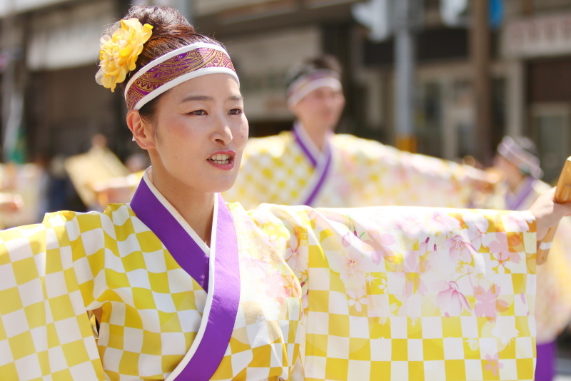 第66回よさこい祭り 本番1日目 愛宕競演場 エースワングループ_a0077663_16581955.jpg
