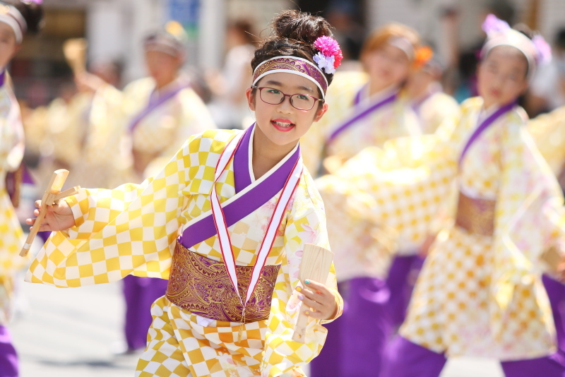第66回よさこい祭り 本番1日目 愛宕競演場 エースワングループ_a0077663_16582009.jpg