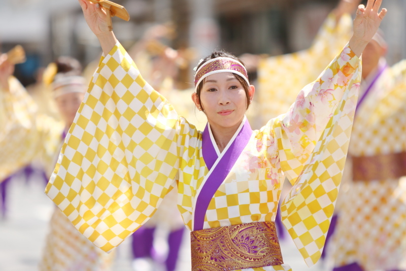 第66回よさこい祭り 本番1日目 愛宕競演場 エースワングループ_a0077663_16582015.jpg