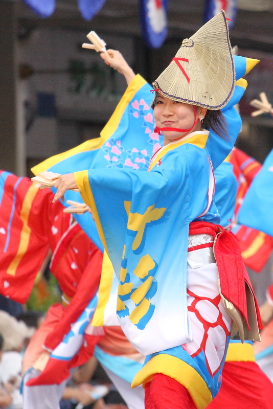 第55回よさこい祭り 本番1日目 十人十彩 その1_a0077663_12575749.jpg