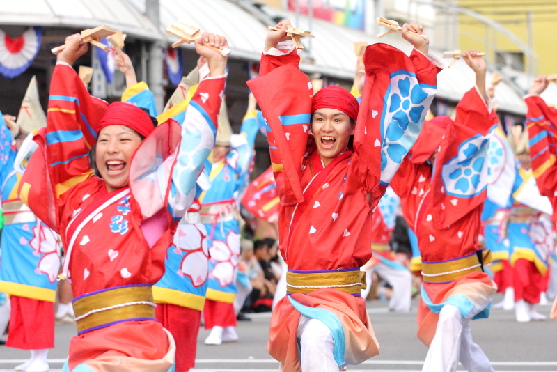 第55回よさこい祭り 本番1日目 十人十彩 その1_a0077663_12575806.jpg