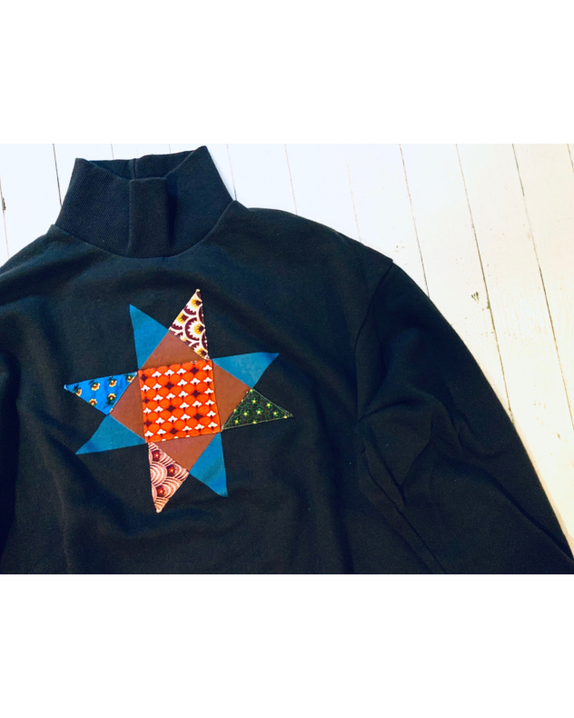 【BOHEMIANS】QUILTING BEE PATCH TURTLE LS SWEAT_d0000298_18495126.jpg