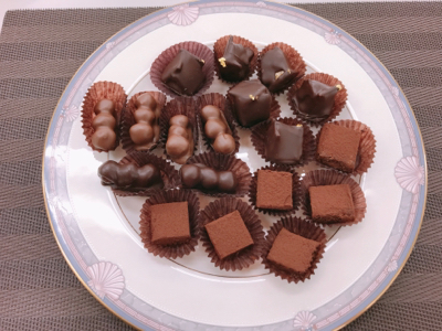 チョコレートお勉強 まなびのパン日和