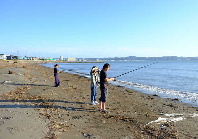 千葉 浜から投げ釣り ちょい投げ 体験と海鮮波奈の お楽しみすし御膳 じぶん日記
