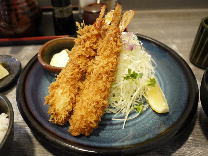 海老フライ定食 【寒川 とんかつ水龍(すいりゅう)】_b0153224_08515241.jpg