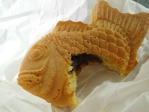たい焼きの食べ方 Eri Quilt日記3