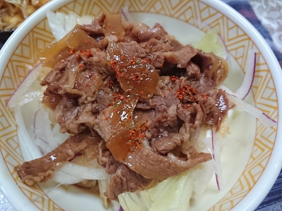 10/1 からだを想うオールフリー & 自家製牛丼ライト @自宅_b0042308_05335496.jpg