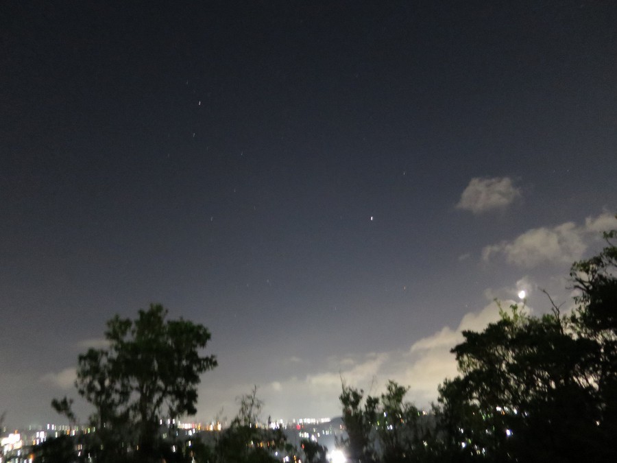 病院で観望会_a0095470_23035744.jpg