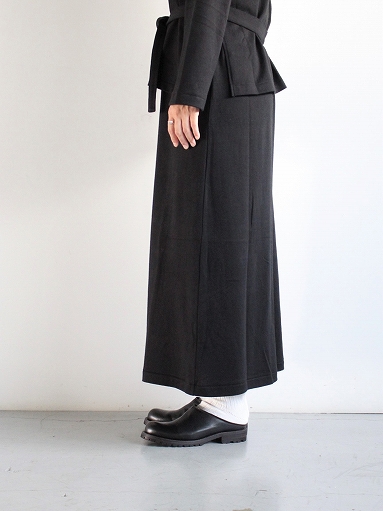 THE HINOKI　Organic Cotton L/S Layered Dress / Black_b0139281_12552981.jpg