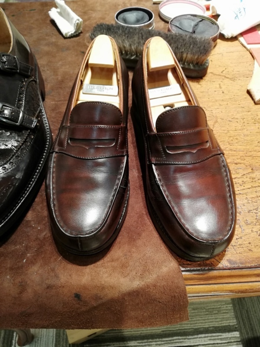 【Before/After】染め替え・JMウェストン180ローファー _f0283816_18345696.jpg