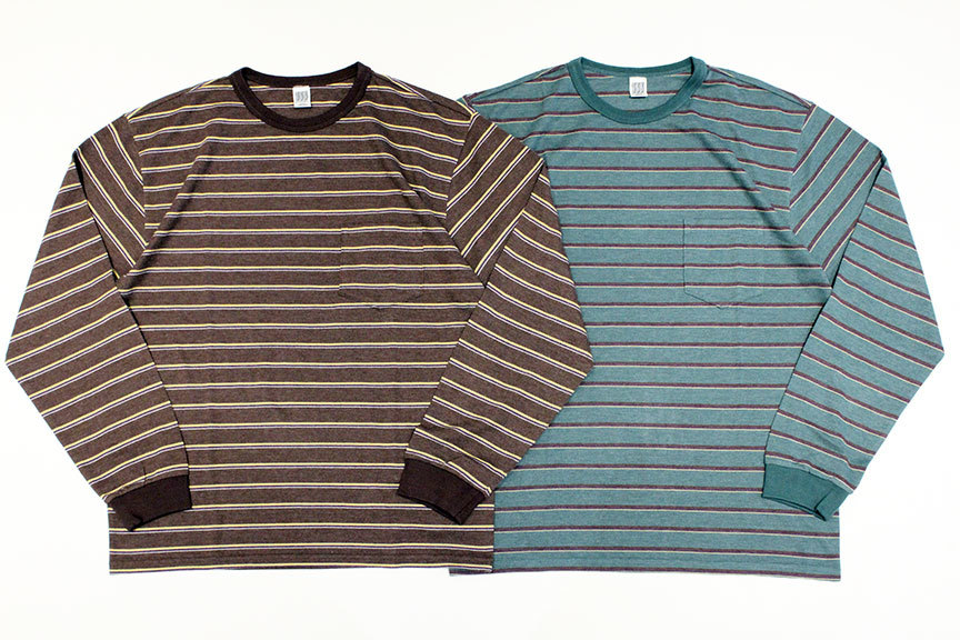 COMFORTABLE REASON (コンフォータブルリーズン) \" Pique Border L/S Pocket Tee \"_b0122806_12582664.jpg