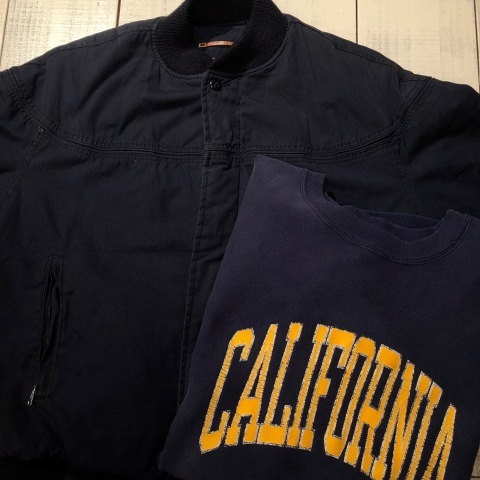 1960s \" Derby of SANFRANCISCO \" VINTAGE - ORIGINAL - DERBY JACKET \" NAVY \" ._d0172088_21075409.jpg