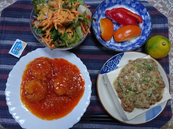 10/7 サントリーからだを想うオールフリー & ファミマお母さん食堂プレミアム 大きな海老の海老チリソース_b0042308_23285206.jpg